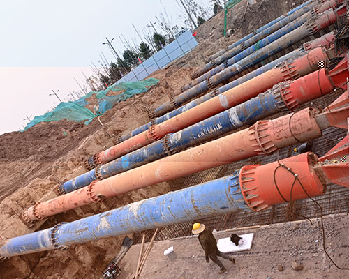 小牛線工地609鋼支撐現場